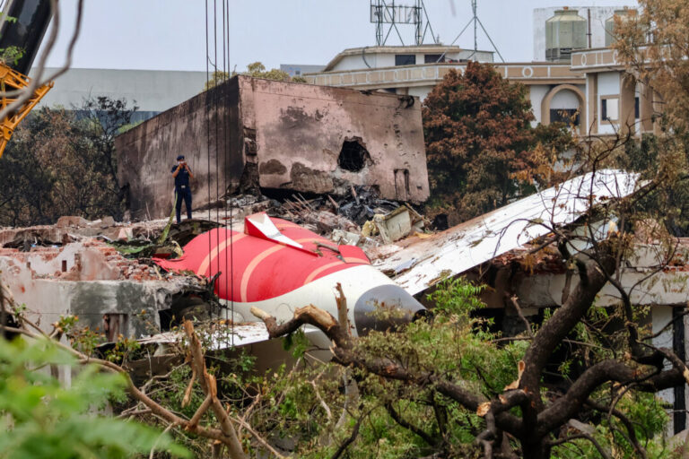 Aftermath-Of-The-Air-India-Crash