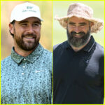 travis-kelce-shares-laughs-with-brother-jason-at-golf-championship
