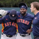 astros-taylor-trammell-carted-off-after-horrific-fence-crash