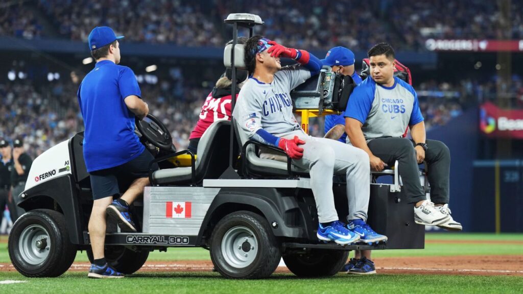 cubs-miguel-amaya-carted-off-field-after-ankle-injury-in-toronto