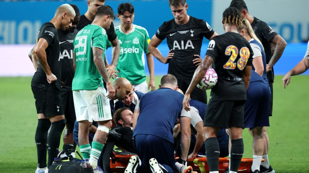 james-maddison-suffers-injury-during-tottenham-s-pre-season-match