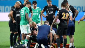 james-maddison-suffers-injury-during-tottenham-s-pre-season-match