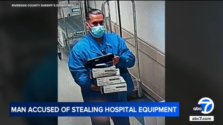man-arrested-for-stealing-100-000-in-medical-supplies-from-hospital