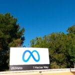Meta,Logo,,Sign,In,Front,Of,Meta,Platforms,Headquarters.,Meta