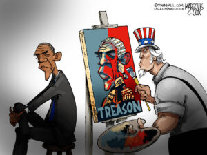 obama-unveils-new-portrait-artists-reflect-through-cartoons