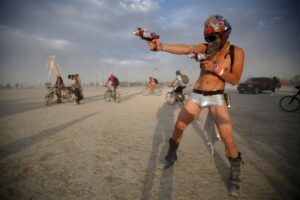 Dillon Bracken attends the Burning Man 2014 "Caravansary" arts and music festival in the Black Rock Desert of Nevada