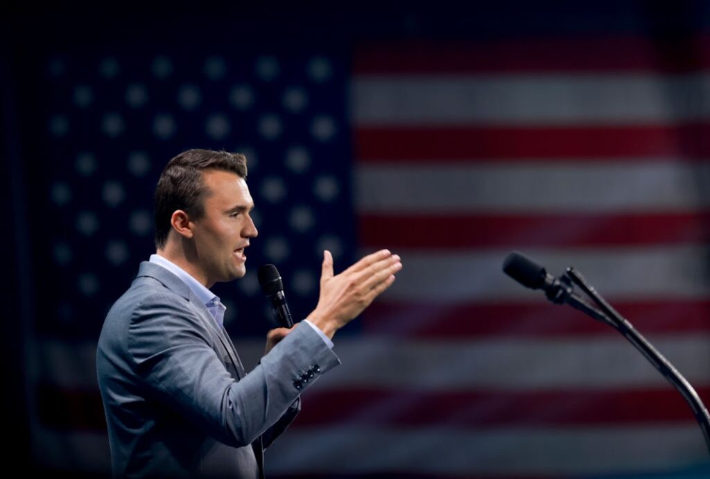 Presidential Candidate Donald Trump Addresses Turning Point USA Summit