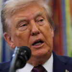 President Trump Makes Announcement In The Oval Office Of The White House