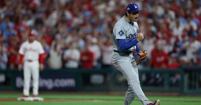 dodgers-stun-phillies-5-3-in-game-1-nlds-ohtani-struggles