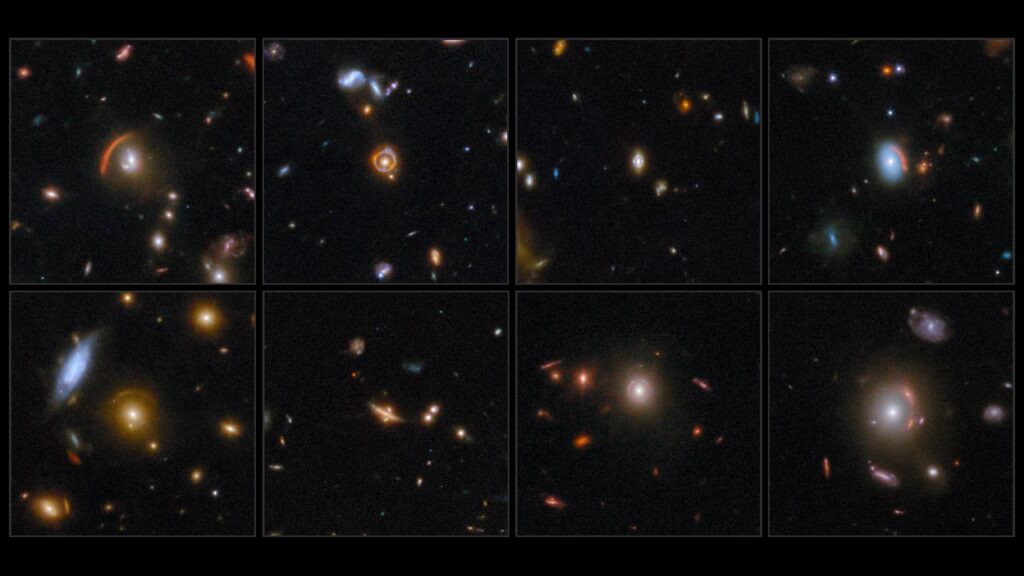james-webb-telescope-captures-eight-einstein-rings-in-stunning-detail