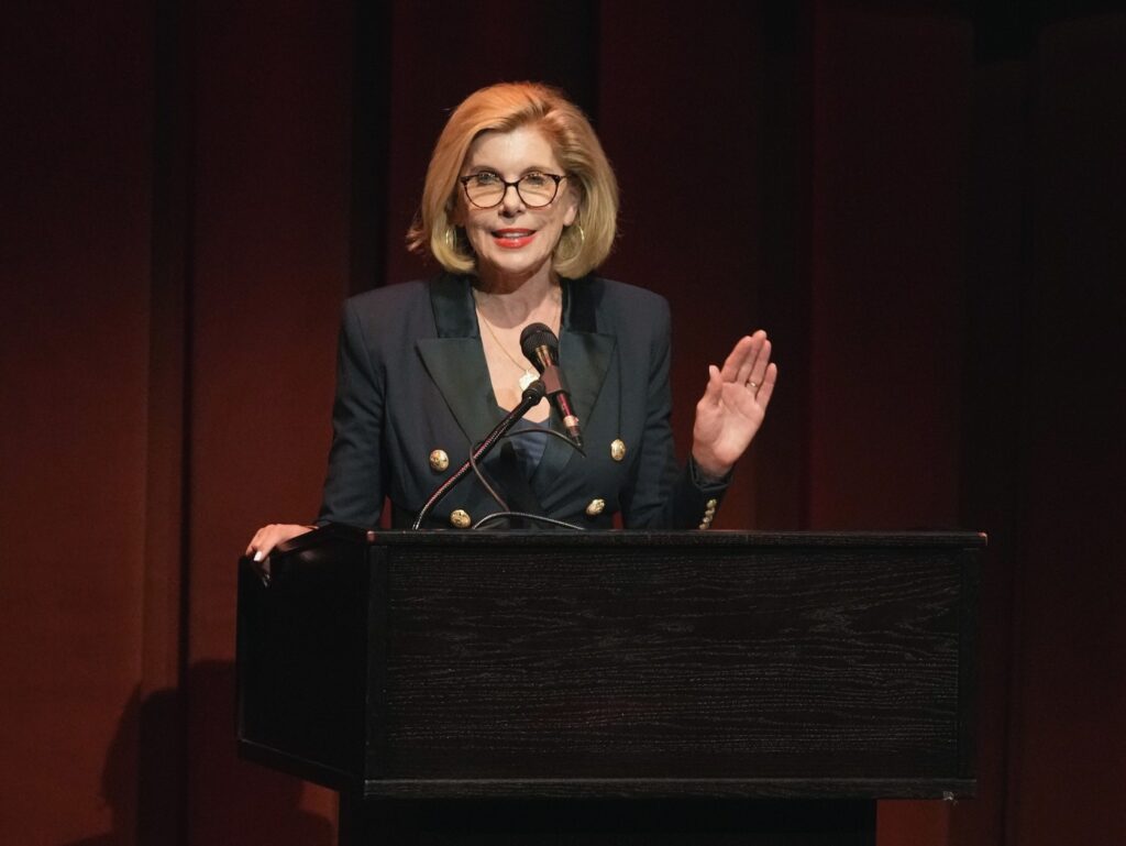 christine-baranski-urges-presence-in-final-speaker-series-event