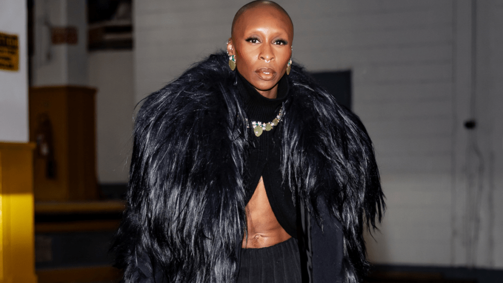 cynthia-erivo-stuns-in-luxe-black-fur-coat-in-nyc