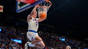 kansas-jayhawks-roll-past-texas-a-m-corpus-christi-despite-peterson-s-absence
