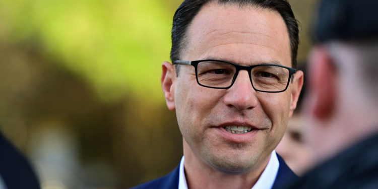 PA Democratic Gubernatorial Candidate Josh Shapiro Votes On Election Day