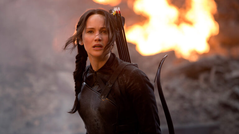 THE HUNGER GAMES: MOCKINGJAY - PART 1, Jennifer Lawrence, 2014. ph: Murray
