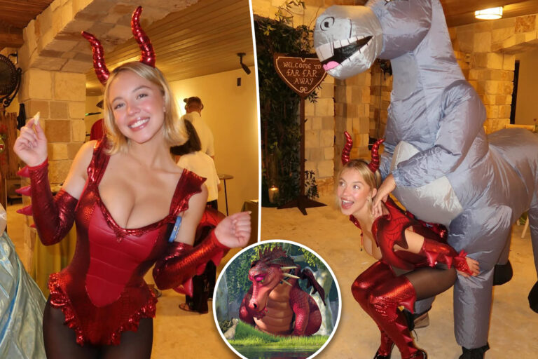 sydney-sweeney-rocks-sultry-dragon-costume-at-friendsgiving-bash
