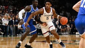 uconn-s-top-scorer-tarris-reed-out-with-ankle-injury-vs-arizona