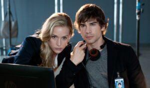 COVERT AFFAIRS, (from left): Piper Perabo, Christopher Gorham, 'On Air Promo', (Season 2), 2010-. ph