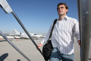 Los Angeles Galaxy Arrive in Seattle