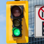 A,No,Right,Turn,On,Red,Pictograph,Sign,Next,To