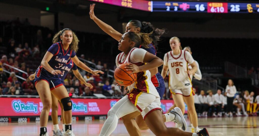 usc-women-s-basketball-dominates-saint-mary-s-79-33-ahead-of-big-ten-opener