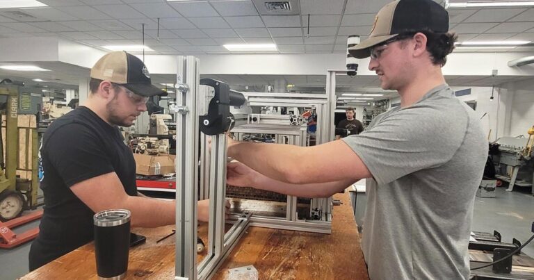 engineering-students-innovate-ashley-furniture-pallet-stacker-prototype