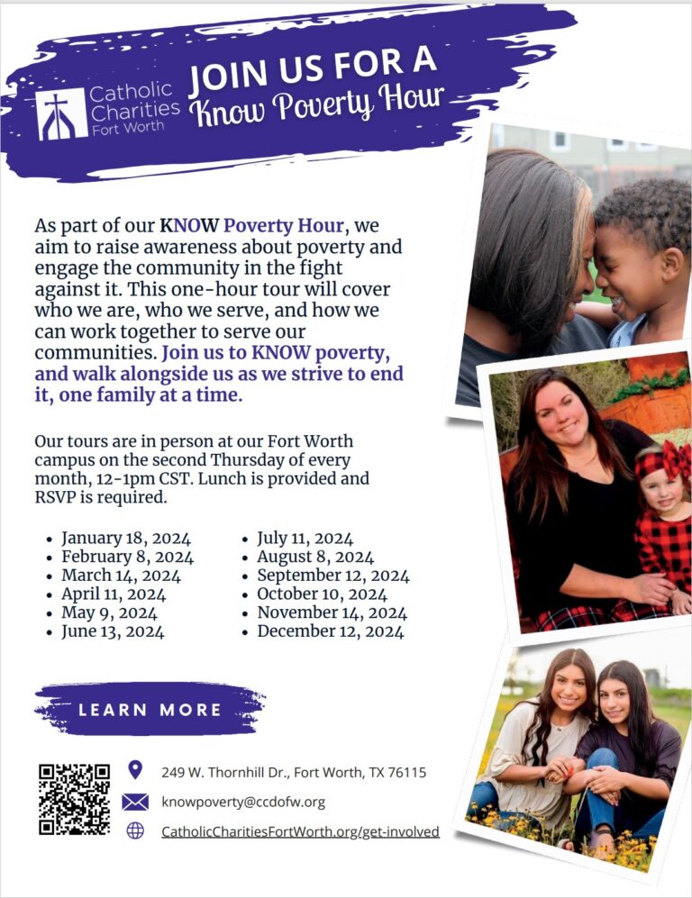 join-catholic-charities-know-poverty-hour-to-combat-hunger-today
