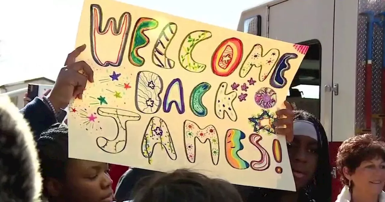 community-celebrates-homecoming-of-sixth-grader-after-health-struggles